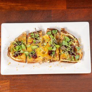 Tosta de queso-foie