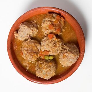 Albondigas a la jardinera
