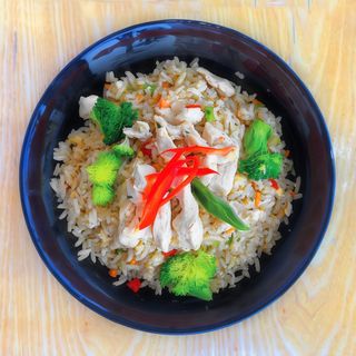 Riz Cantonais Poulet et Boisson au Choix