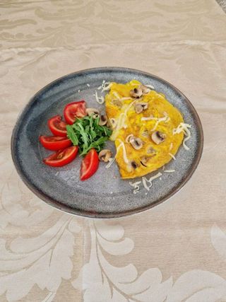 Omlet sa pečurkama i kačkavaljem