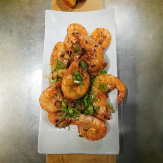 Camarão com Alho e Óleo