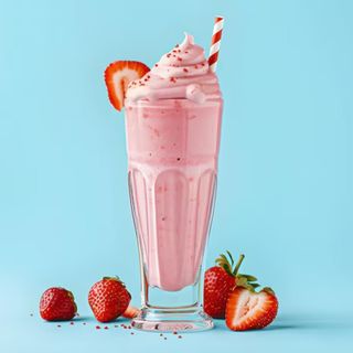 Strawberry & Vanilla  (Delivery)