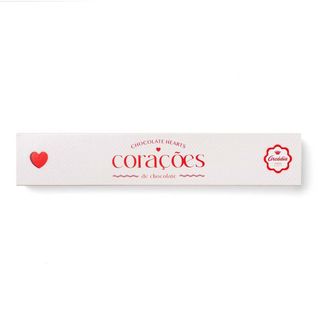 Caixa Corações Chocolate de Leite