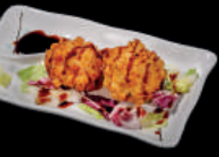 7 Polpette di gamberi con mandorle 3 pezzi