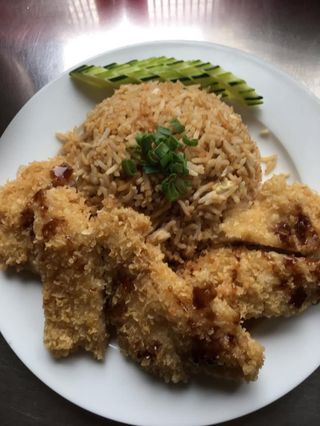Chicken Panko +Fried Rice with Egg