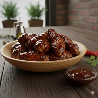 Alitas Hot BBQ
