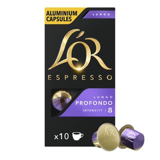 Кава мелена L'OR Lungo Profondo смажена 10 капсул (52г)