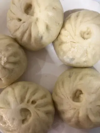 Манты с джусаем (дрожжевое)