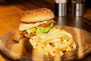 Egg burger