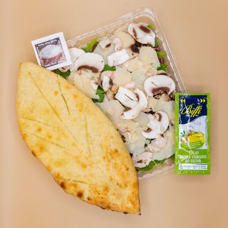 Carpaccio di Crudo e Funghi