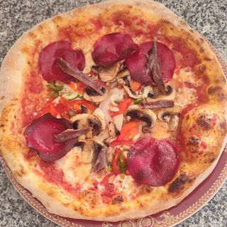 Pizza 4 Estaciones  (30 Cm.)