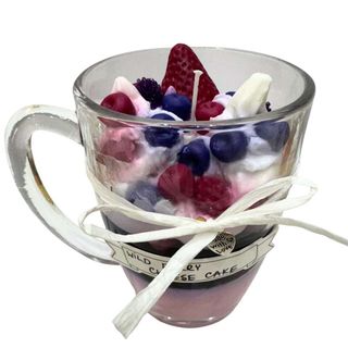 Vela de  Postre de Frutos del bosque aromática