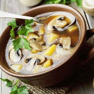 Mushrooms soup