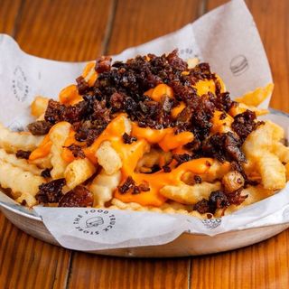 PORCION PATATAS CHEDDAR Y BACON