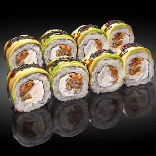 Рол Авокадо Смажений лосось