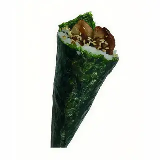 Temaki de anguila, aguacate y sésamo (1 pieza)
