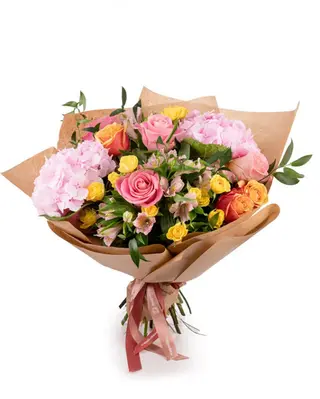 Buchet de flori „Zâmbet în dar”