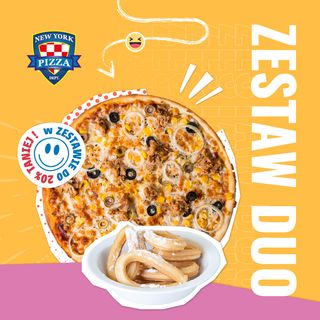 Zestaw DUO- dowolna pizza  30CM + dowolna przekąska