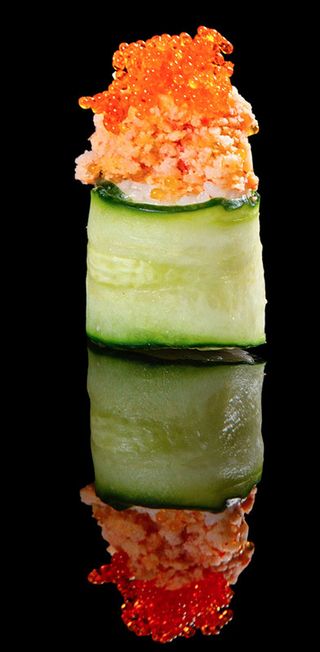 Gunkan De Calabacín Y Ebi (2 Pzas.)