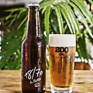 Cerveza La Rubia 18/70 330 ml.