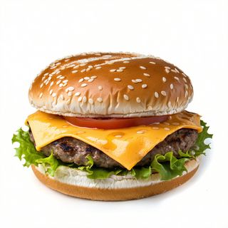 01 Grande cheese burger menù