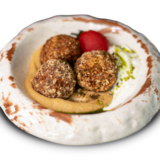 Фалафель з хумусом і томатом кімчі-250г.