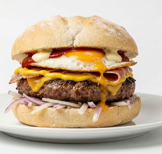 Hamburguesas De Pueblo En Pan Común