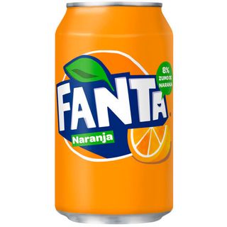 Fanta Naranja lata 330ml.