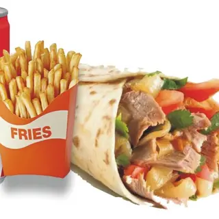 Chicken wrap grande menu