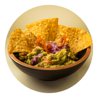 Guacamole con nachos