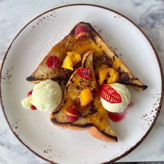 Pain Perdu Brioché Glace Vanille