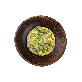 Tartare Poisson Blanc Mangue Avocat Ciboulette