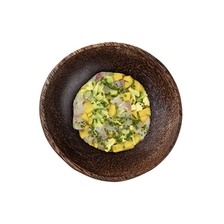 Tartare Poisson Blanc Mangue Avocat Ciboulette