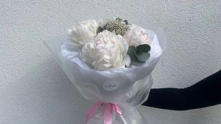 Bukiet Peoni + dodatki - S 3 szt.