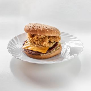 Panino cheeseburger