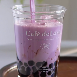 taro pearl milk tea 