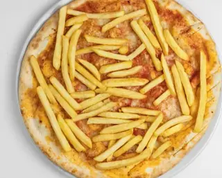 Pizza patatine fritte