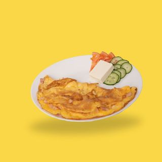 Omlet sa šunkom lunch