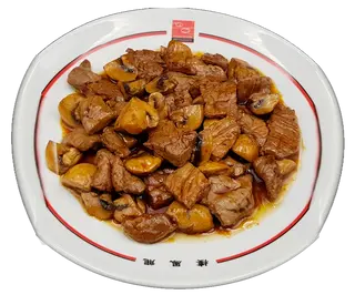 66. Ternera Con Champiñón