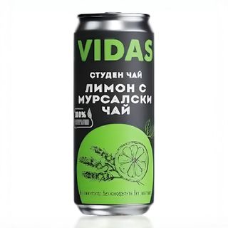 Студен Чай Видас лимон и мурсалски чай 0.250 мл.