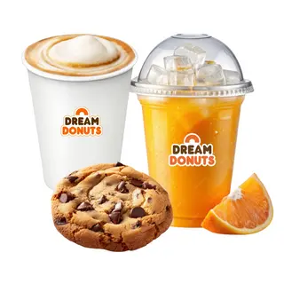 Cookie + Jus d'orange + Boisson chaude