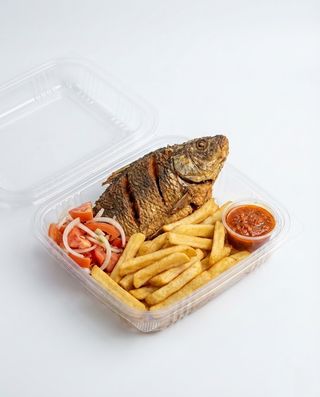 Frites Au Poisson Carpe Frit