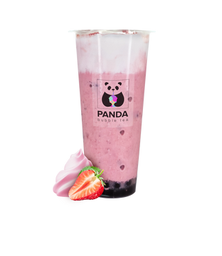 Клубника-сливки бабл-ти