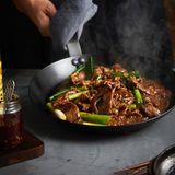 58A. Tiepan de ternera / Sizzling beef