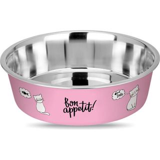 Mr. PET Bonney Činija BoneAppetit, od nerđajućeg čelika, Roze