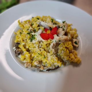 Mafaldine Pollo e Funghi