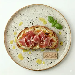 Tostada De Jamón Serrano
