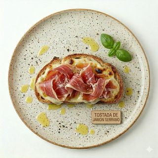 Tostada De Jamón Serrano