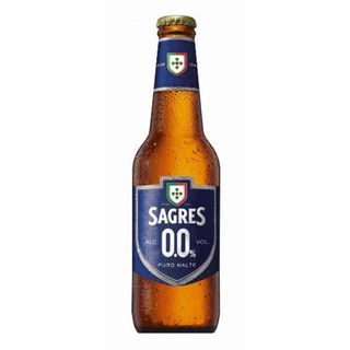 Cerveja Sagres Zero%  0,33l