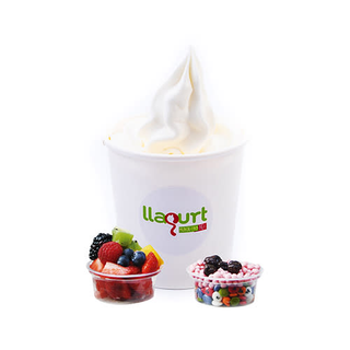 Iogurt gelat XL amb toppings